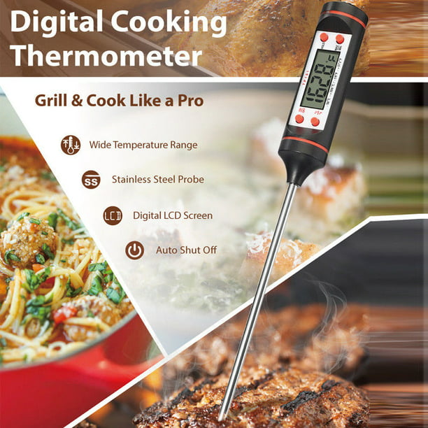 Instant Read Digital Electronic Kitchen Cooking BBQ Grill Food Meat Thermometer